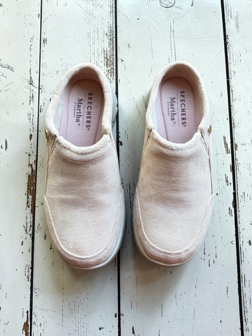 Skechers Martha Stewart Slip-On Clogs Women’s 6.5 Pink Faux Fur Lined Comfort - Picture 7 of 9